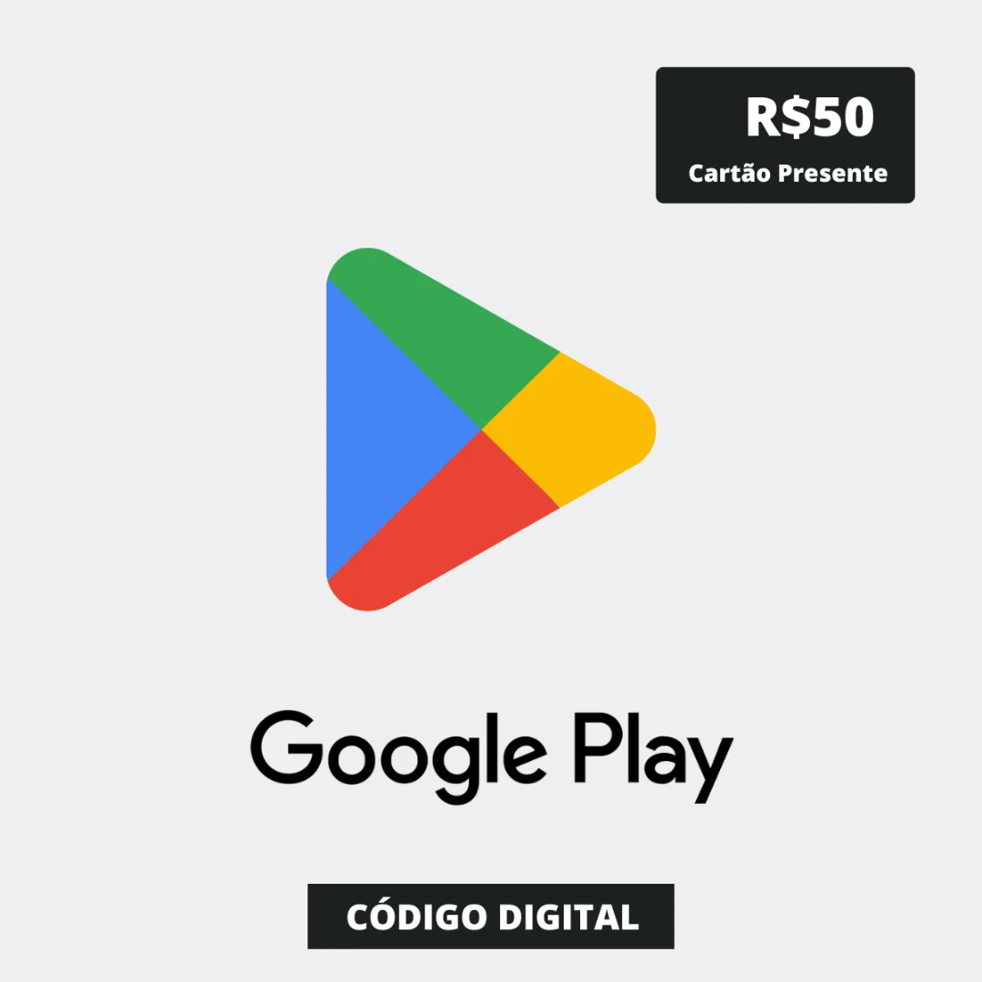Gift Card Google Play R$50